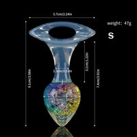 Aurora Crystal Heart-Shaped Anal Plug with Ergonomic Finger-Loop Base - Lurevibe