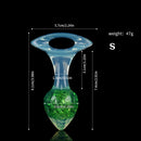 Aurora Crystal Heart-Shaped Anal Plug with Ergonomic Finger-Loop Base - Lurevibe
