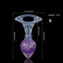 Aurora Crystal Heart-Shaped Anal Plug with Ergonomic Finger-Loop Base - Lurevibe