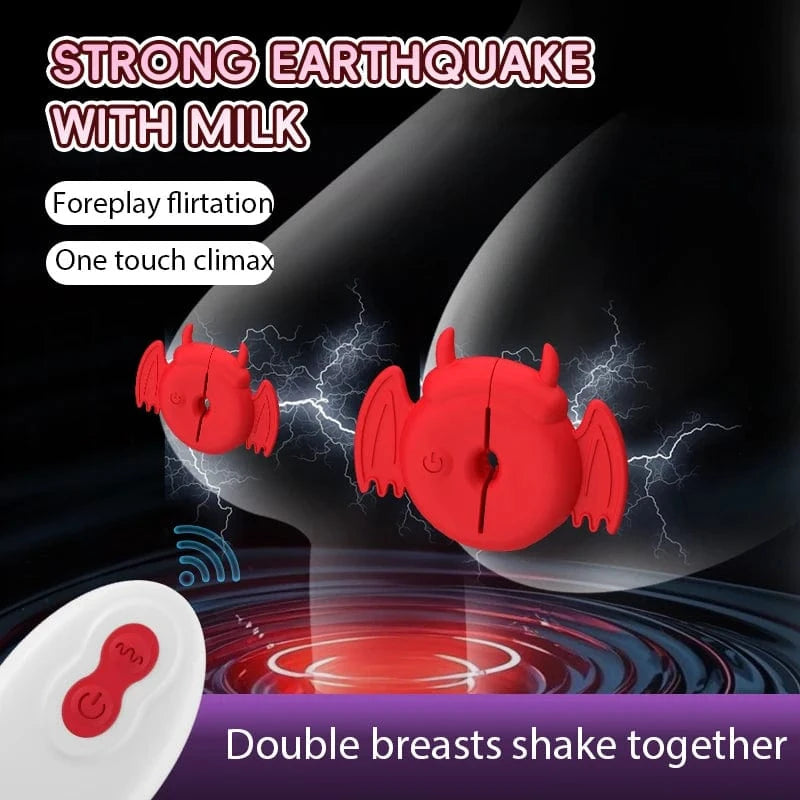 Little Devil Breast Teasing Vibrating Nipple Clamps