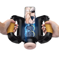 Lurevibe - Hercules Grip Master Upgraded Fully Automatic Telescopic Rotating Masturbation Cup - Lurevibe