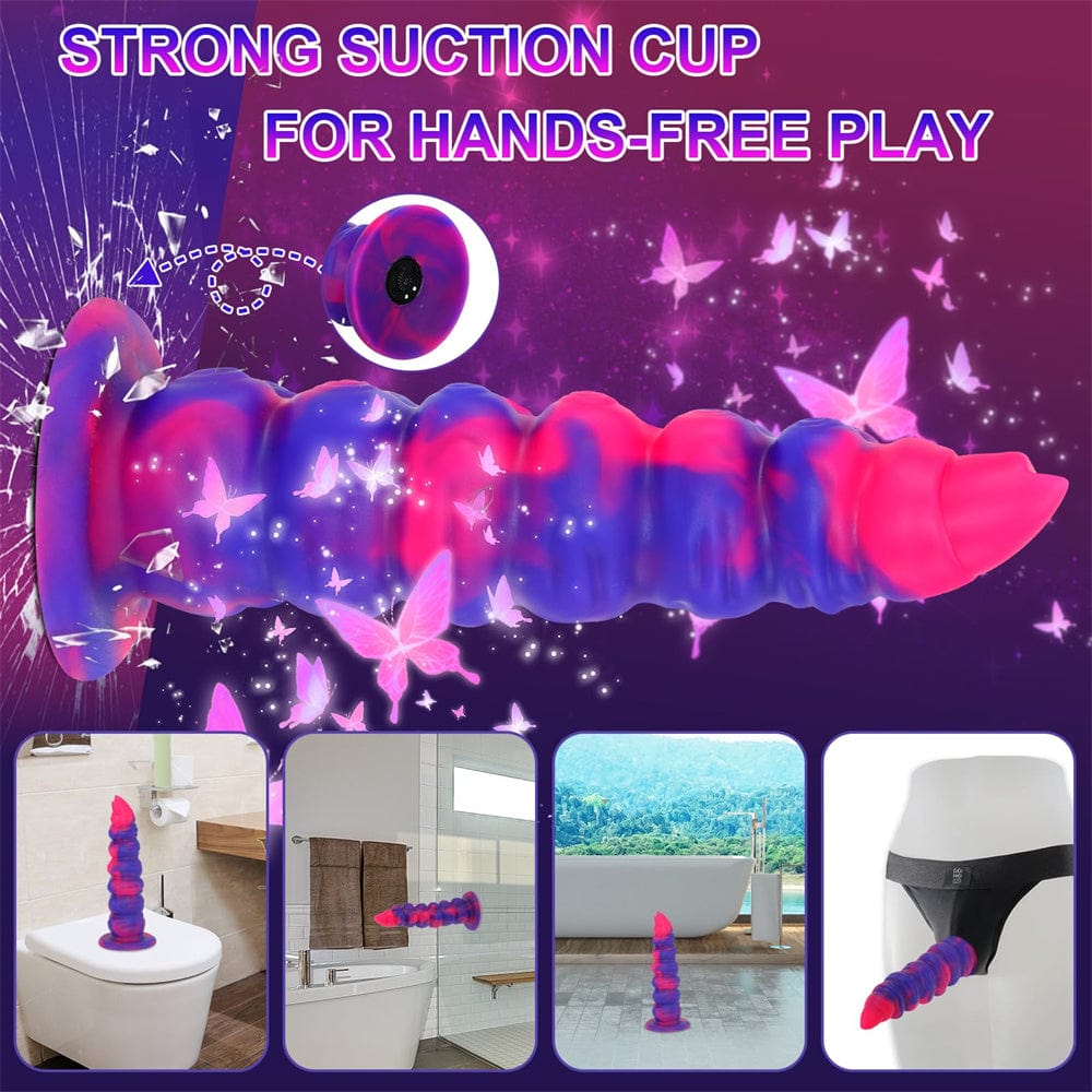 Fantasy Monster Dildo Vibrator Thrusting Dildo Anal Beads Vibrator - Lurevibe