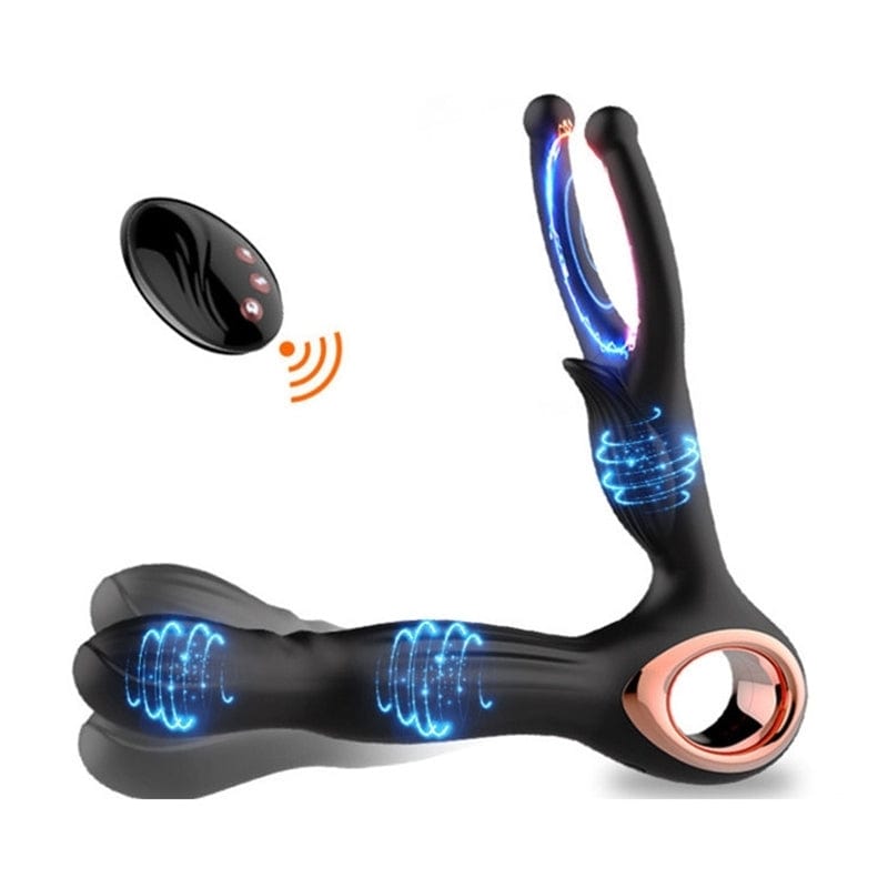 Massager Rotating Anal Vibrator Male Masturbator Butt Plug Vibrators - Lurevibe