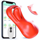 Tongue Wearable Clitoral Stimulation Vibrator with Remote & APP Control - Lurevibe