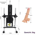 Silent sex machine 70W powerful 7cm adjustable premium thrust dildo machine 3 attachments - Lurevibe