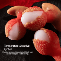 Handcrafted Textured Lychee Thermo-Reactive Fantasy Anal Plug - Lurevibe