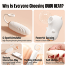 Dudu Bear Dual-Stimulation Thrusting Egg & Clitoral Suction Massager