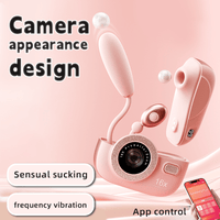 CCD Camera-shaped Split Clitoris Sucking & G-spot Vibrator