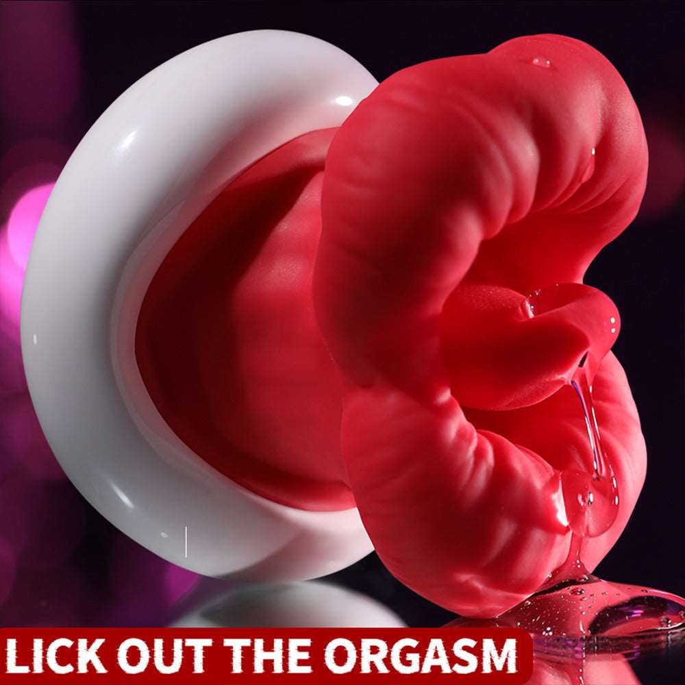 Lurevibe - Big Mouth Upgraded Tongue Licking Vibrator for Women with 8 Vibrating Tongue Licking Modes - Lurevibe