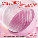 Vibrating Rotation Breast Massager Clitoral Stimulator With Remote Control - Lurevibe