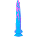 Deer Whip Colorful Big Sm Dildo With Suction Cup - Lurevibe