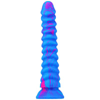 8.5 Inch Dragon Scale Silicone Dildo - Lurevibe