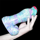 Colorful Soft Mushroom Head Silicone Artificial Dildo - Lurevibe