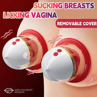 Angel Kiss Mouth Biting Vacuum Suction Breast Massager - Lurevibe
