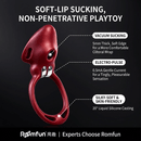Wearable Electro-Sensation Sucking Vibrator Ring