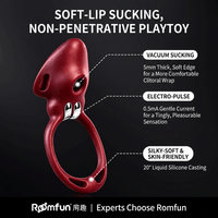Wearable Electro-Sensation Sucking Vibrator Ring