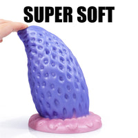 AIMITEX Super Large Strawberry Silicone Butt Plug Anal Sex Toy - Lurevibe