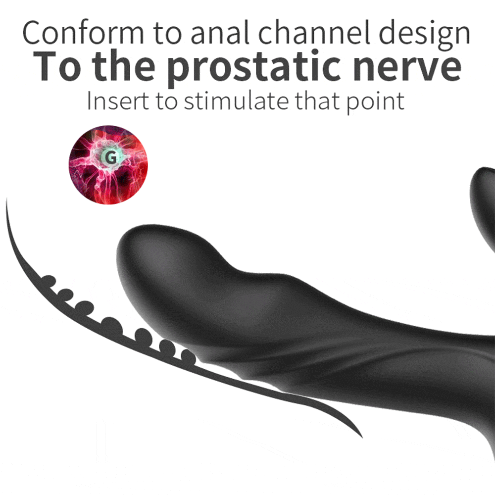 Wireless Remote Control 7 Frequency Vibrating Prostate Massager - Lurevibe