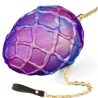 Textured Dragon Egg Silicone Anal Traction Plug