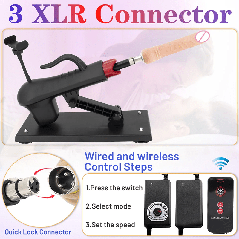 Telescopic Sex Machine Thrust Masturbation with Phone Holder - Lurevibe