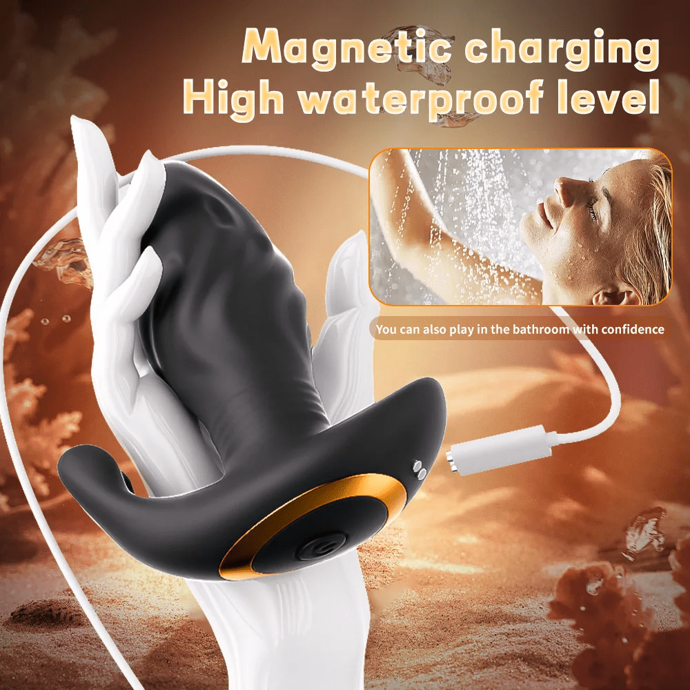 Male Prostate Massager Telescopic Vibration Anal Masturbator Anal Plug - Lurevibe