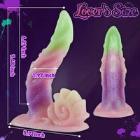 Huge Tentacle Dildo for Beginners Realistic Silicone Dildo 7.48 Inch - Lurevibe