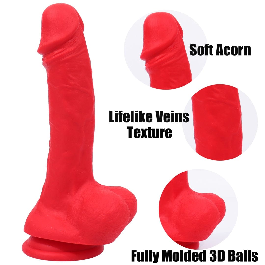 AIMITEX five colors long silicone dildo - Lurevibe