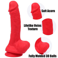 AIMITEX five colors long silicone dildo - Lurevibe