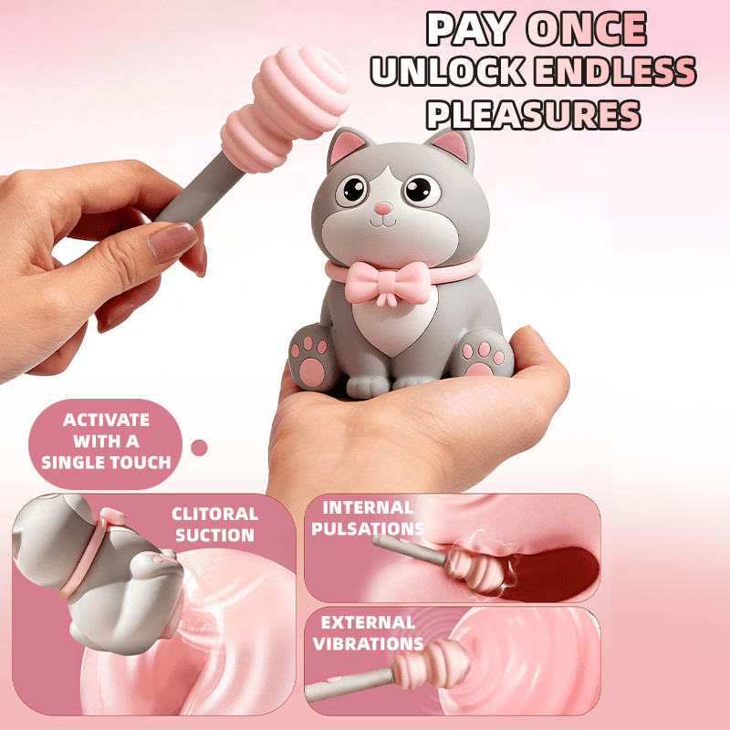 Pippa Meow Cat Sucking Vibration Masturbation Vibrator - Lurevibe