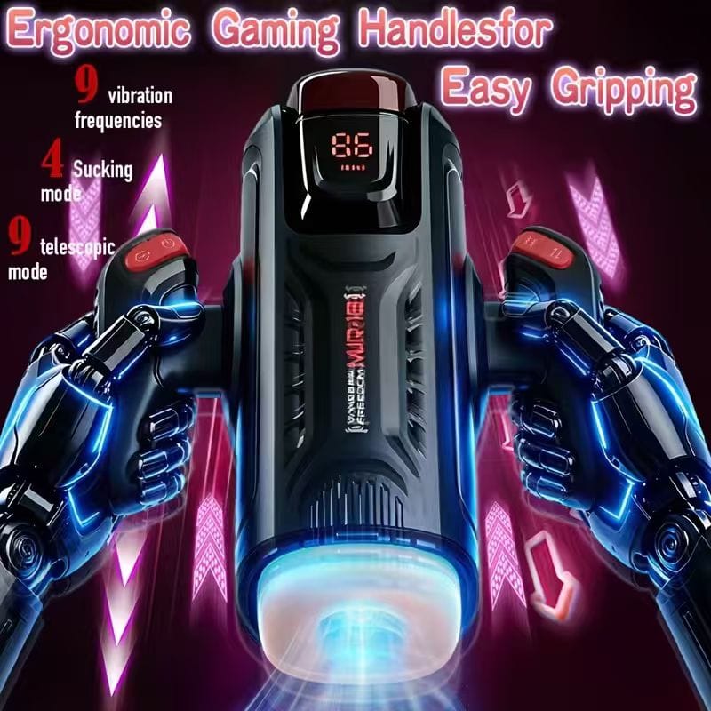 Night God Fully Automatic Gaming-Handle Telescopic Male Masturbation