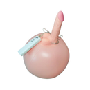 Bouncy Inflatable Sex Ball with Remote Control Vibrating Realistic Dildo - Lurevibe