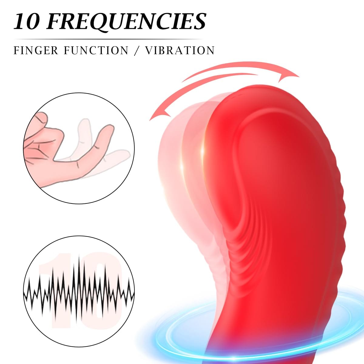 Remote Control Silicone Vibrator 10 Vibration Heating Prostate Massager - Lurevibe