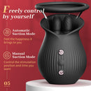 Lurevibe - Rose Romeo - 3in1 Rose Sex Toy with 2 Suction Cups, Adult Toys Female Clitoral Nipple Vibrators with 10 Licking Sucking Vibrating - Lurevibe