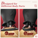 Lurevibe - Rose Romeo - 3in1 Rose Sex Toy with 2 Suction Cups, Adult Toys Female Clitoral Nipple Vibrators with 10 Licking Sucking Vibrating - Lurevibe