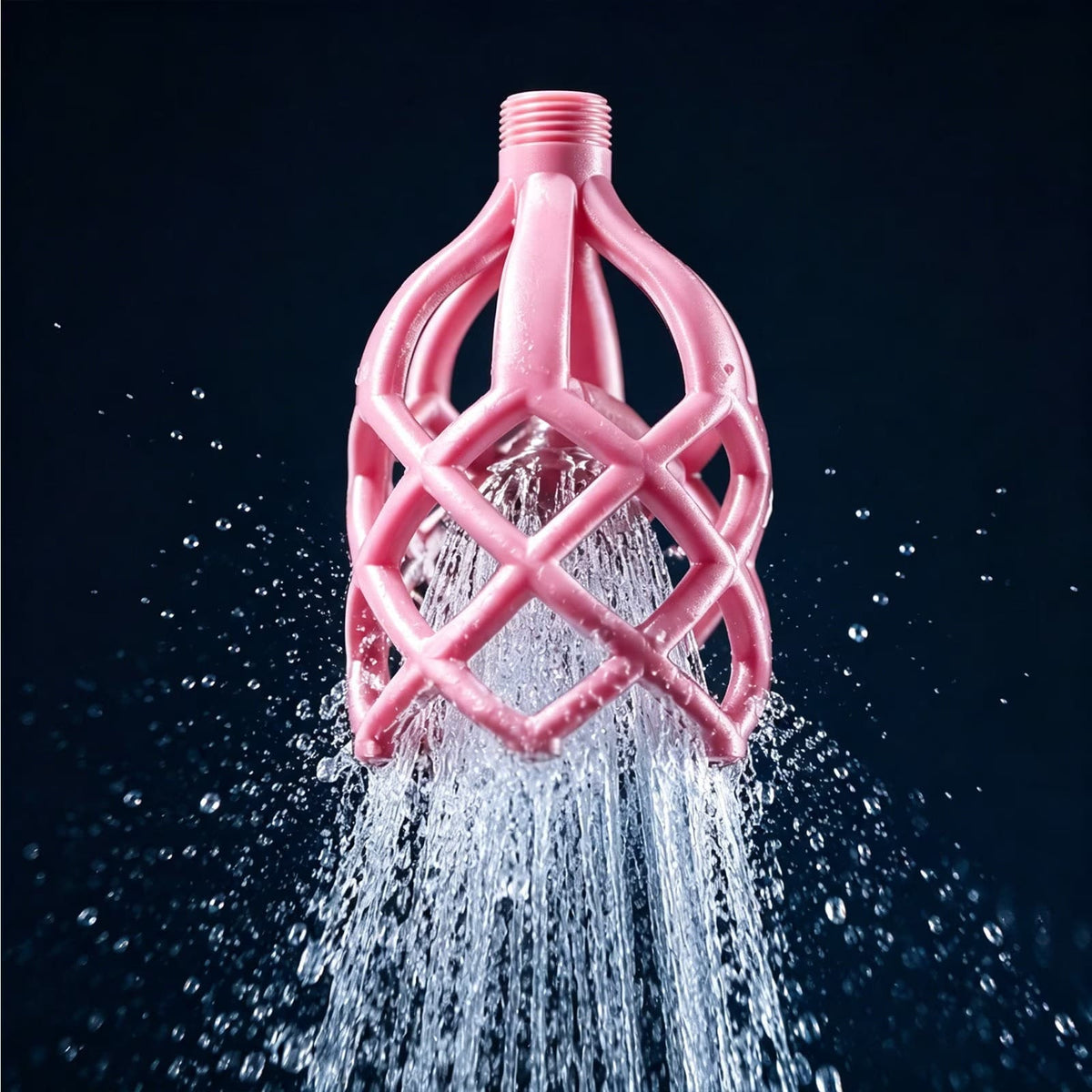 Hydro-Dynamic Hydrotherapy Intimate Cage Showerhead Stroker