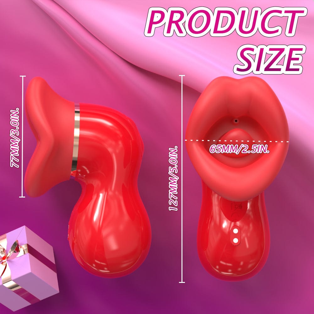 S-Hande Sucking Tongue Licking Adult Vibrator 9 Modes Vibrator - Lurevibe