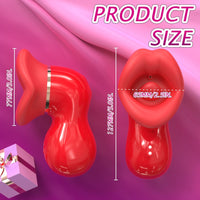 S-Hande Sucking Tongue Licking Adult Vibrator 9 Modes Vibrator - Lurevibe