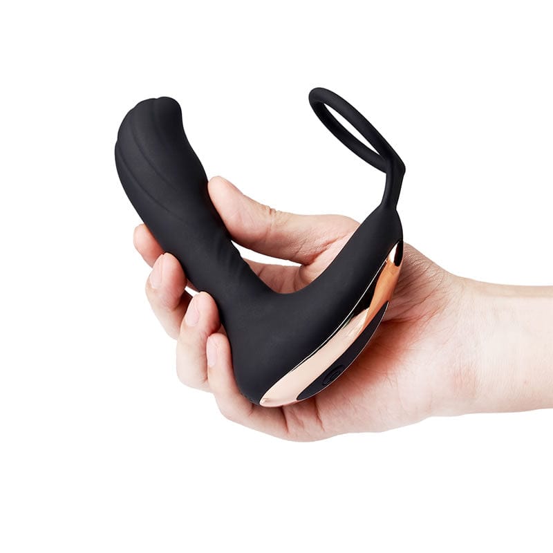 Vibrating Prostate Massager Anal Vibrator with Cock Ring & Remote - Lurevibe