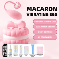 Pink Macaron 10 Modes Egg Vibrator - Lurevibe