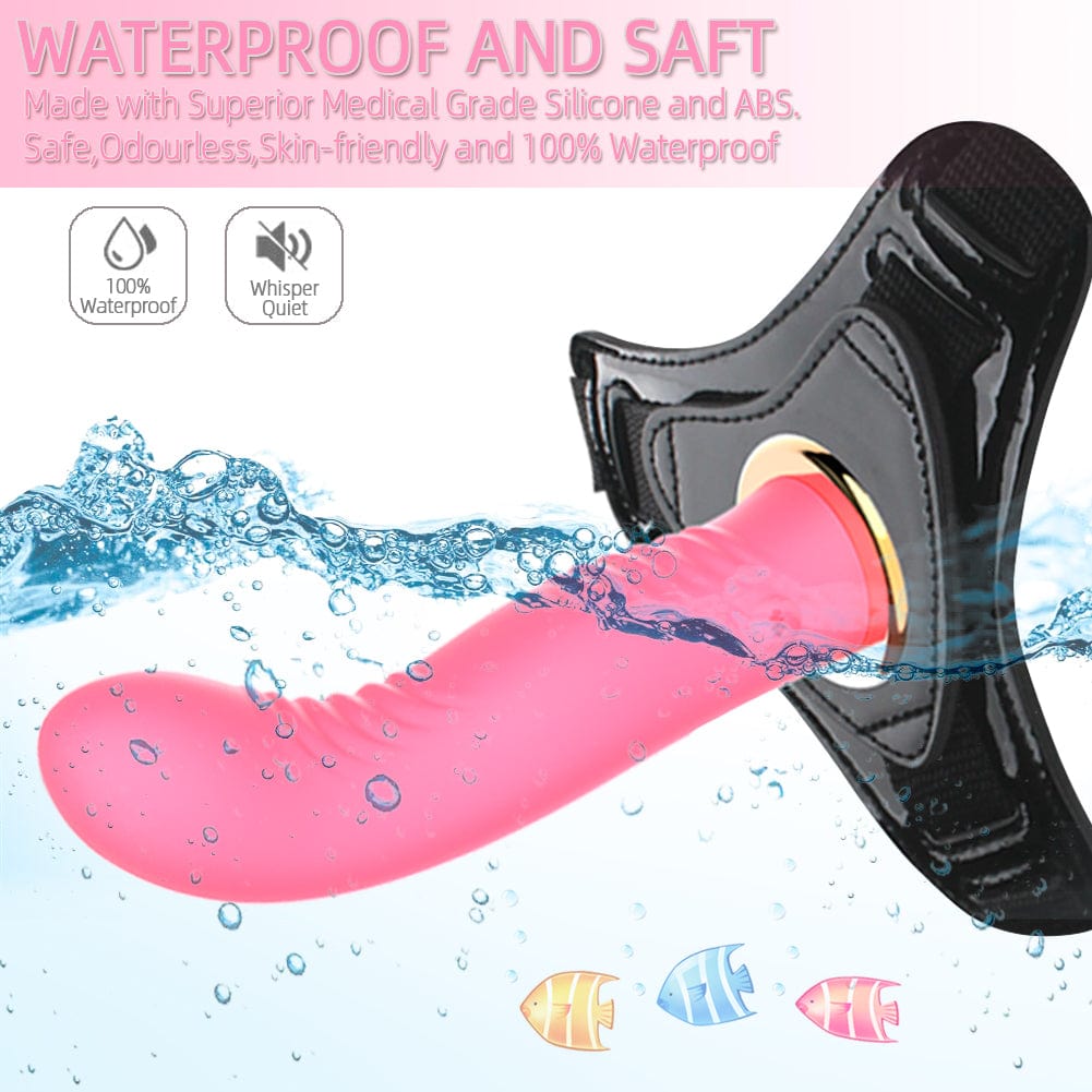 Wireless Remote Control Strap On Dildo Vibrator for Couples - Lurevibe