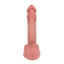 9in-Realistic Brown Thrusting Dildo Vibrator Remote Control - Lurevibe