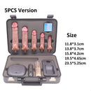 Auto Thrusting Vibration dildo Sex Machine Set With Storage Box - Lurevibe