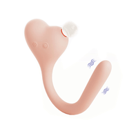 JIUUY Heart-Shaped Dual-End Clitoral Suction & G-Spot Vibrator - Lurevibe