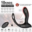 Prostate Massage Vibrator Anal Plug Wireless Control Delay Ejaculation Ring - Lurevibe