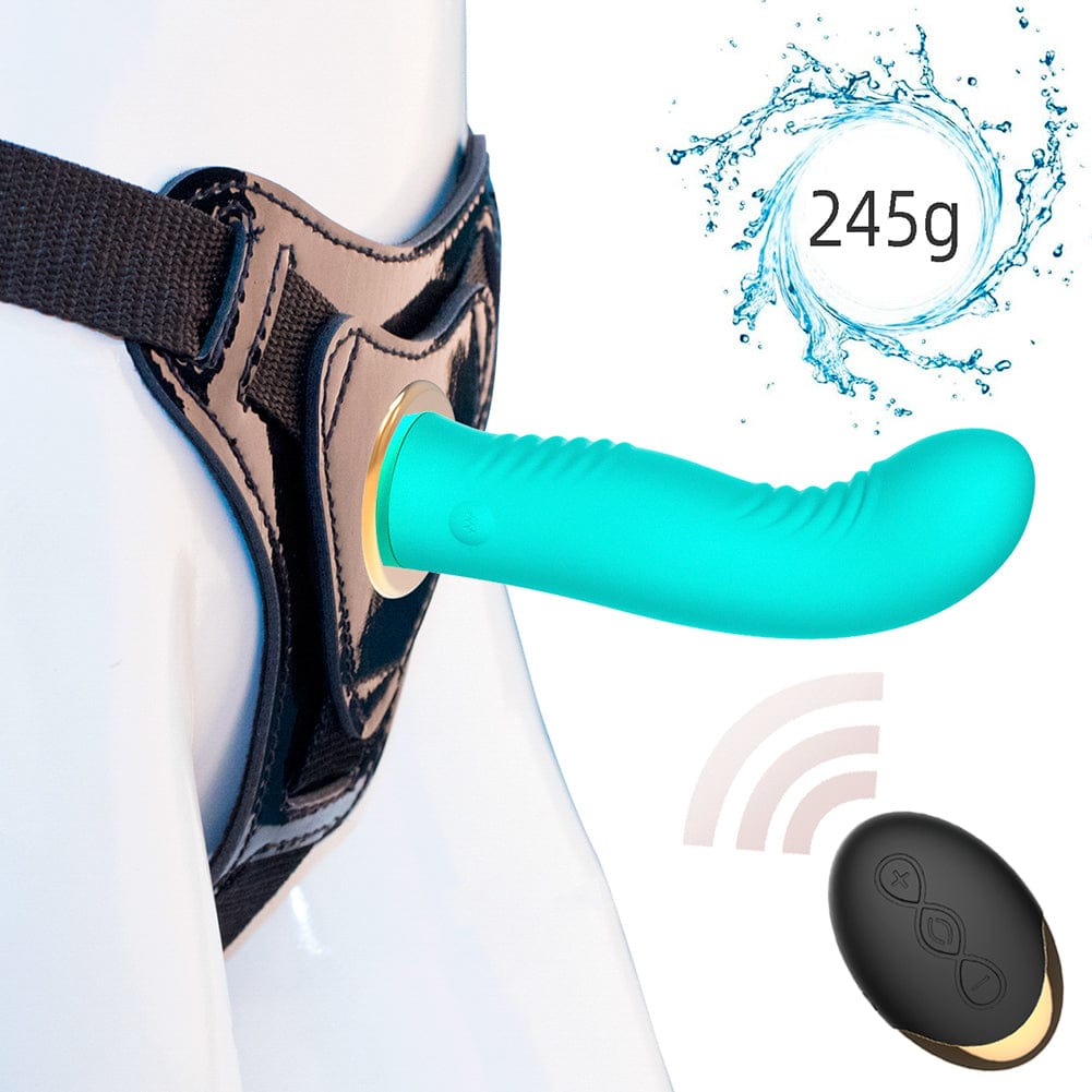 Wireless Remote Control Strap On Dildo Vibrator for Couples - Lurevibe