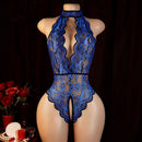 Open-End Lace-Free One-Piece Tights