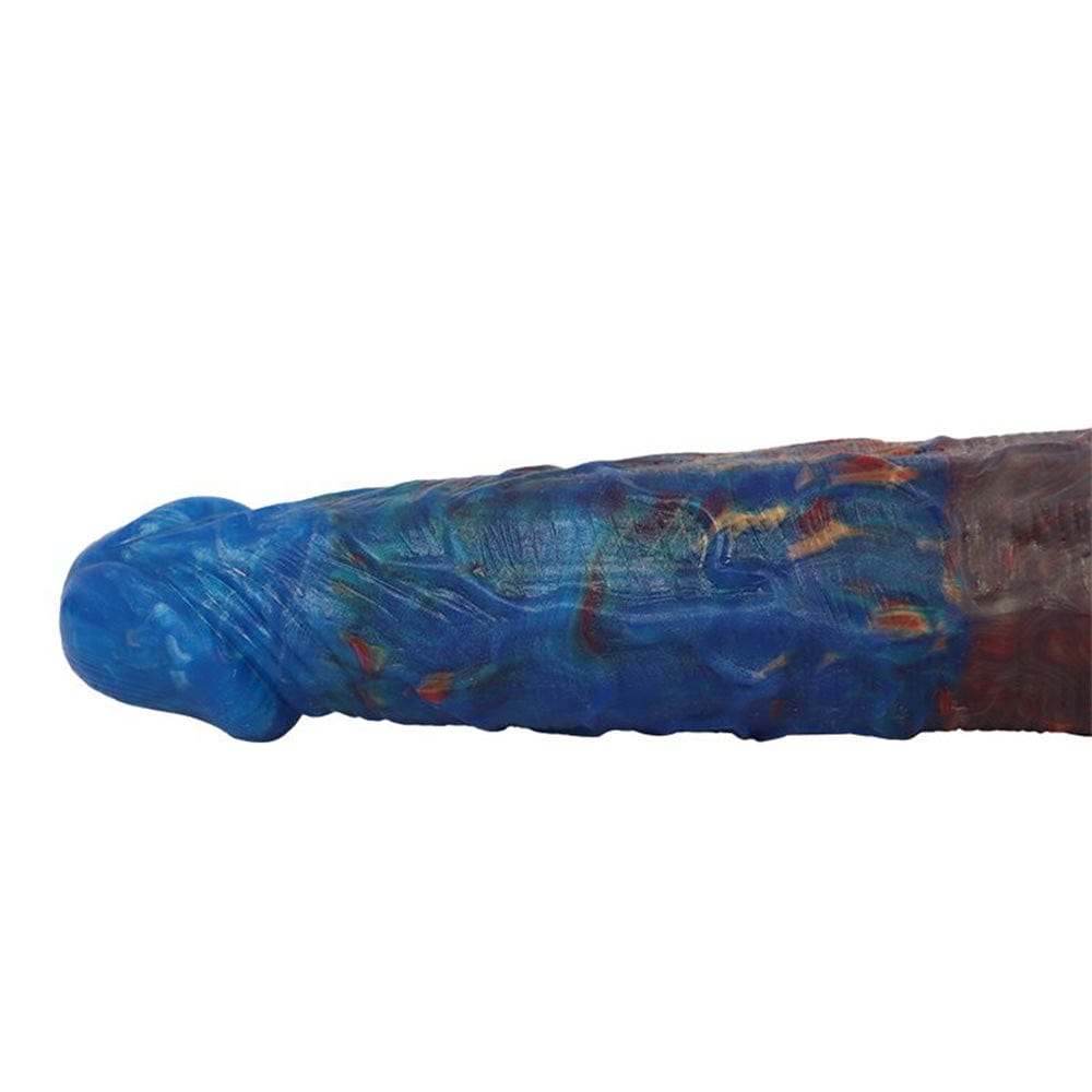 Colorful Double-Ended Liquid Silicone Anal Plug Dildo - Lurevibe
