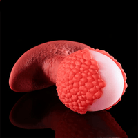 Handcrafted Textured Lychee Thermo-Reactive Fantasy Anal Plug - Lurevibe