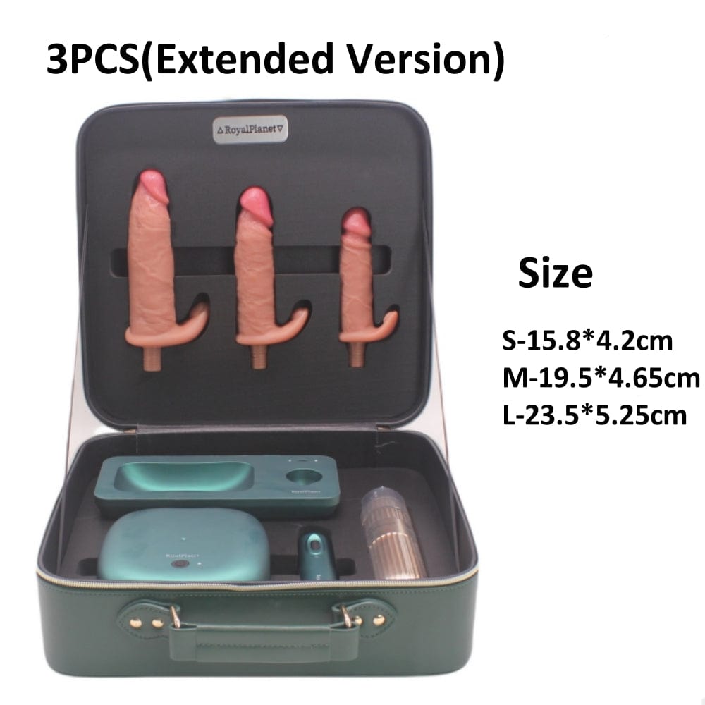 Auto Thrusting Vibration dildo Sex Machine Set With Storage Box