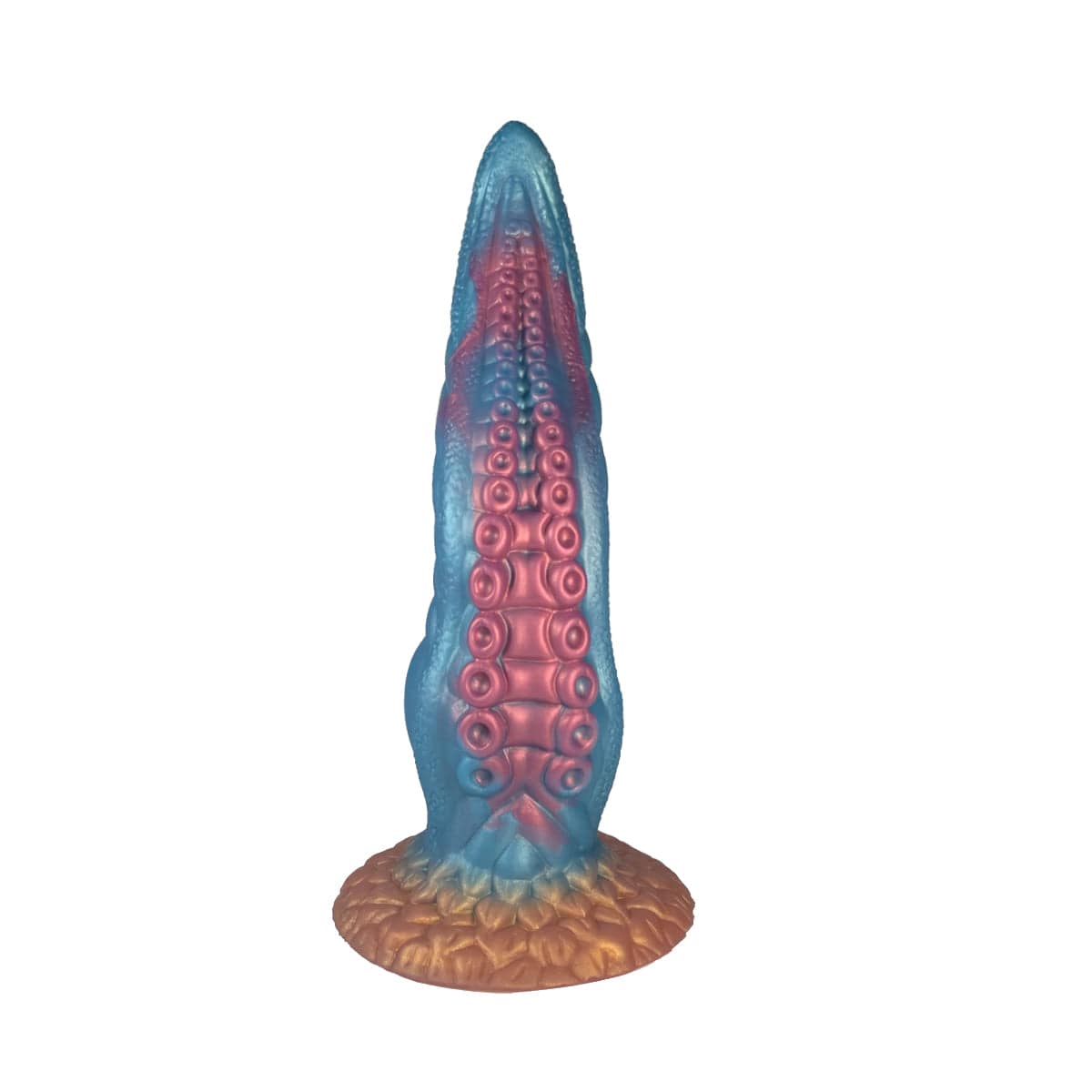 Ocean Blue Octopus Tentacle Silicone Anal Dilator Fantasy Dildo